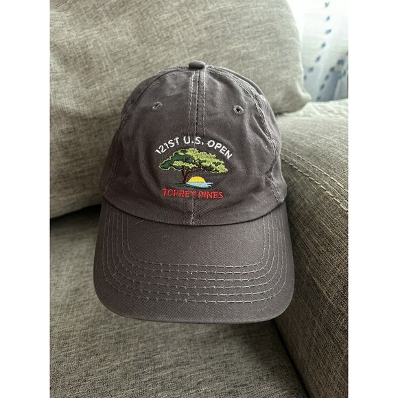 US Open Golf Tournament Hat 121st Annual Torrey Pines Gray USGA Member C… - Picture 1 of 6